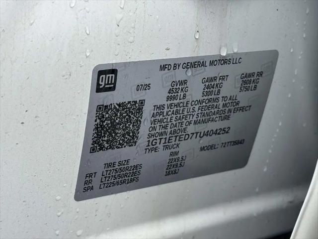 2026 GMC Sierra Extended Range Elevation