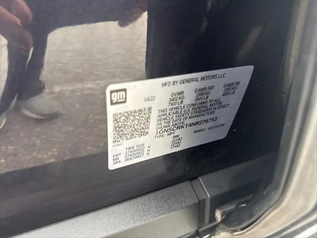 2022 Chevrolet Tahoe 2WD RST