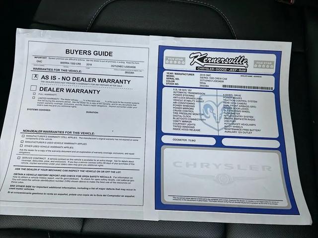 2018 GMC Sierra 1500 SLT