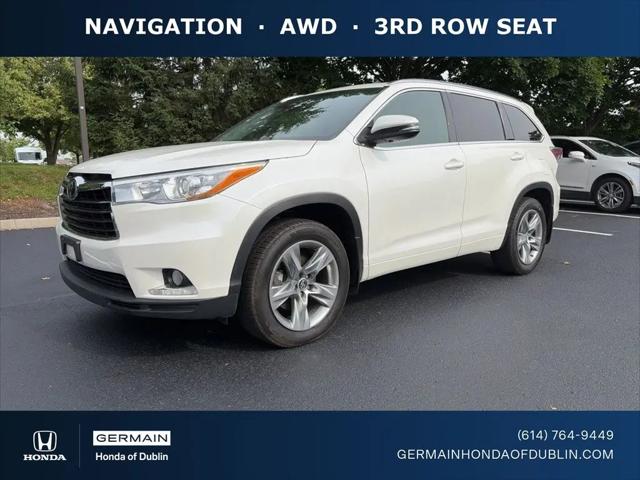 2016 Toyota Highlander Limited Platinum V6 for sale near Dublin, OH