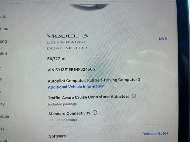 2022 Tesla Model 3 Long Range Dual Motor All-Wheel Drive