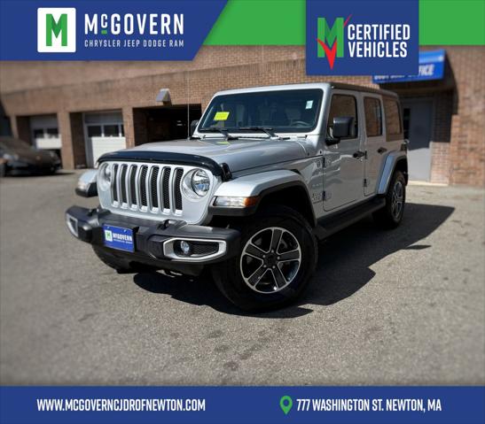 2023 Jeep Wrangler 4-Door Sahara 4x4 for sale in Newton, MA