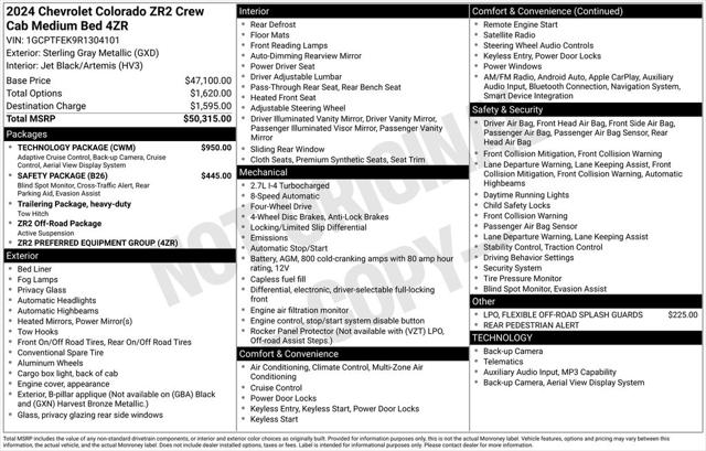 2024 Chevrolet Colorado 4WD ZR2