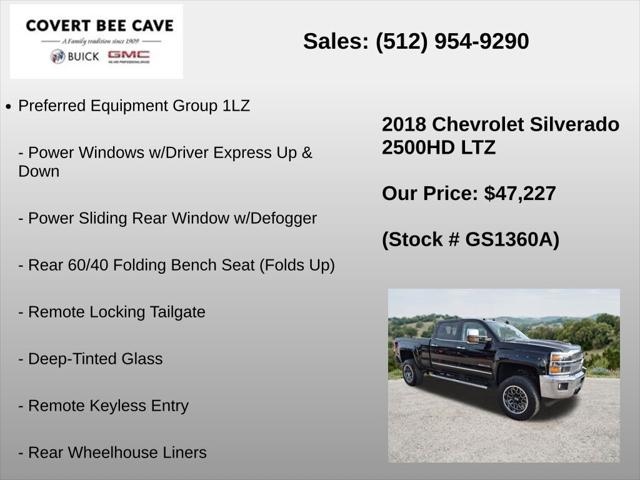 2018 Chevrolet Silverado 2500HD LTZ