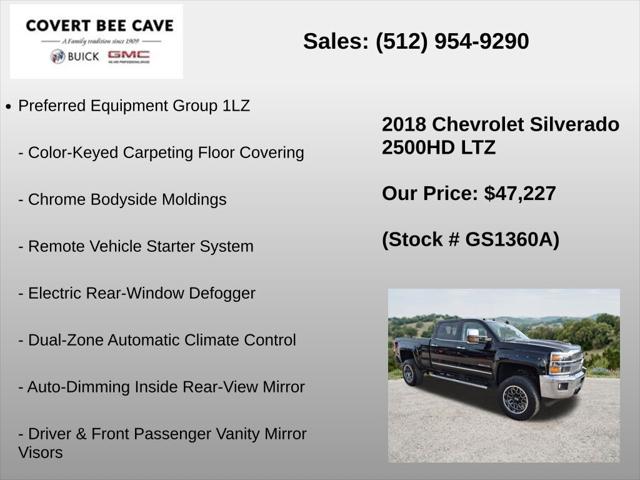 2018 Chevrolet Silverado 2500HD LTZ