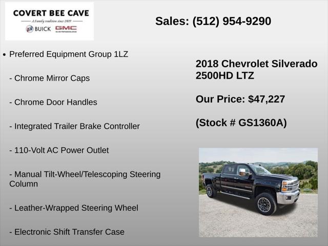 2018 Chevrolet Silverado 2500HD LTZ