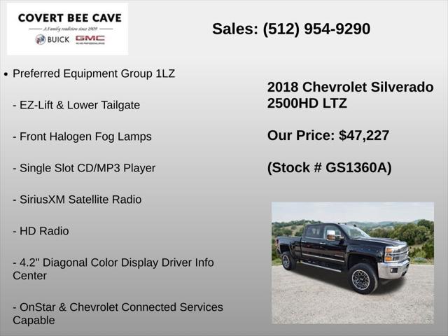 2018 Chevrolet Silverado 2500HD LTZ
