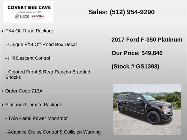 2017 Ford F-350 Platinum
