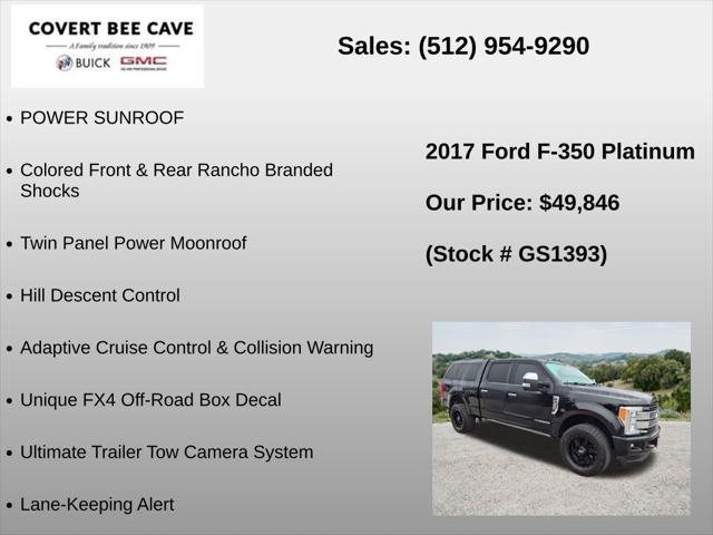 2017 Ford F-350 Platinum