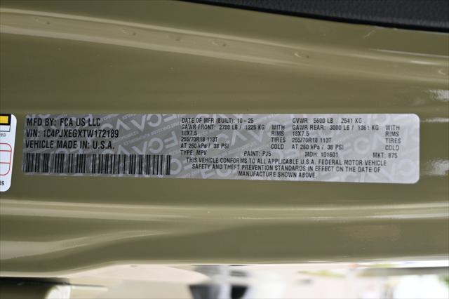 2026 Jeep Wrangler 4-Door Sahara 4x4