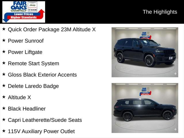 2025 Jeep Grand Cherokee L Altitude X 4x4 2025 Jeep Grand Cherokee L Altitude X 4x4