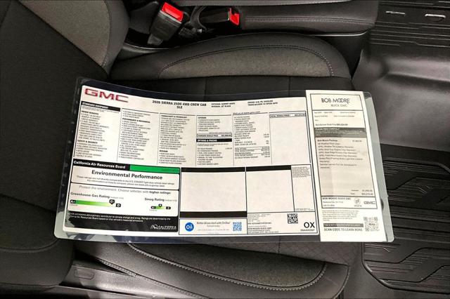 2026 GMC Sierra 2500HD Crew Cab, Standard Bed, SLE, 4WD