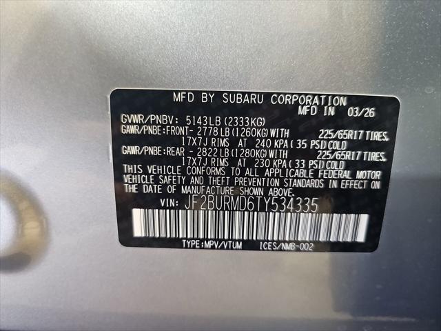 2026 Subaru Outback Wilderness