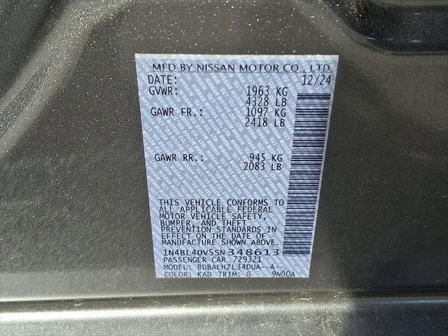 2025 Nissan Altima SV FWD