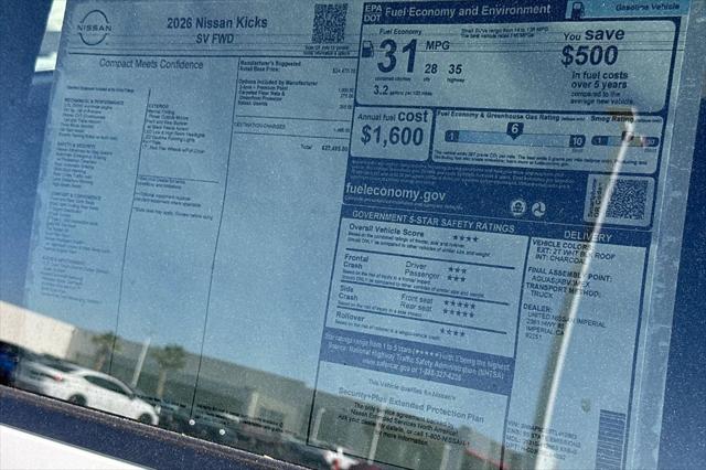2026 Nissan Kicks SV