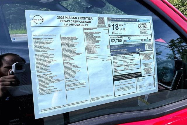 2026 Nissan Frontier Crew Cab PRO-4X 4x4