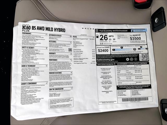 2026 Volvo XC60 B5 Plus