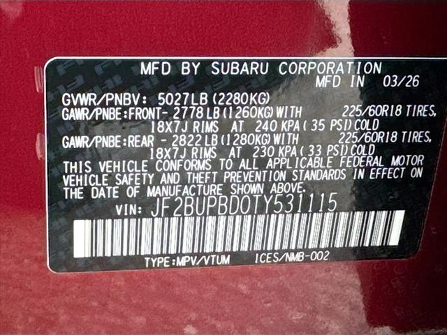 2026 Subaru Outback Premium
