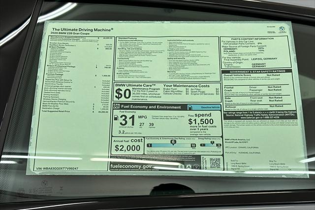 2026 BMW Coupe 228