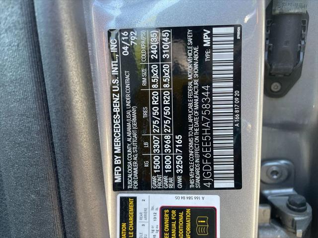 2017 Mercedes-Benz GLS GLS 450 4MATIC