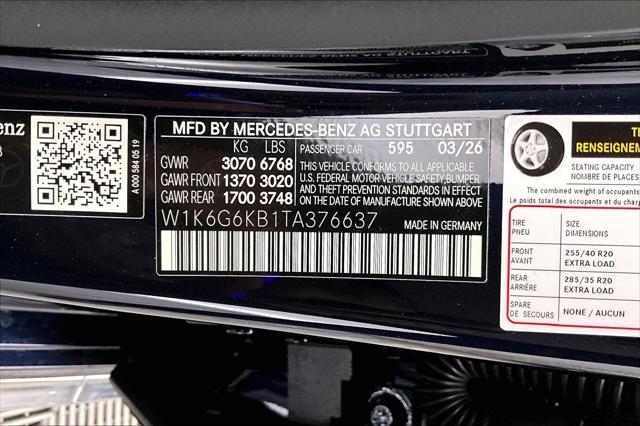2026 Mercedes-Benz S 580e 4MATIC