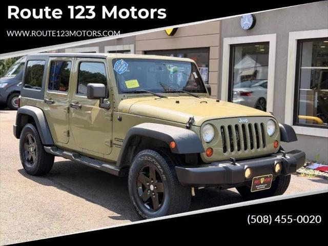 2013 Jeep Wrangler Unlimited Sport for sale in Norton, MA
