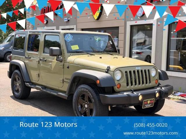 2013 Jeep Wrangler Unlimited Sport for sale in Norton, MA