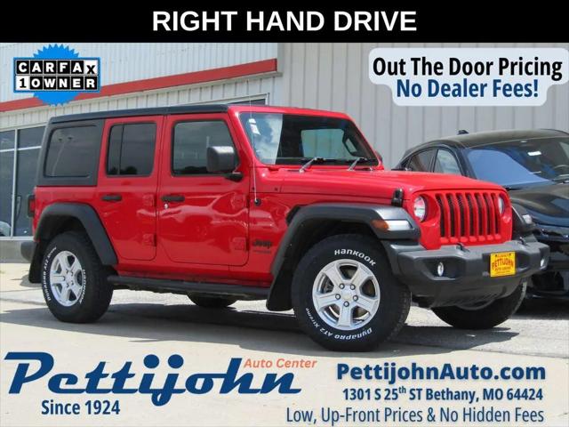 2022 Jeep Wrangler Unlimited Sport RHD 4x4 for sale in Bethany, MO