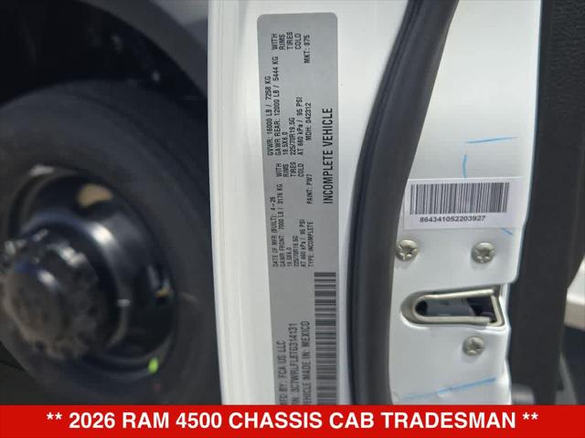 2026 Ram 4500 Chassis Tradesman/Big Horn