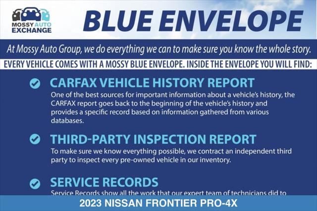 2023 Nissan Frontier Crew Cab PRO-4X 4x4