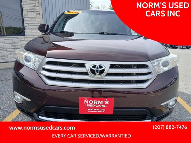 2012 Toyota Highlander Limited V6 for sale in Wiscasset, ME