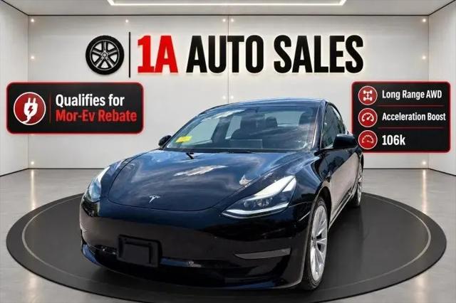 2022 Tesla Model 3 Long Range Dual Motor All-Wheel Drive for sale in Walpole, MA