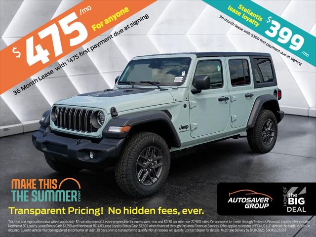 2026 Jeep Wrangler 4-Door Sport S 4x4 for sale in Littleton, NH