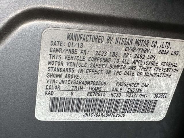 2013 INFINITI G37 X