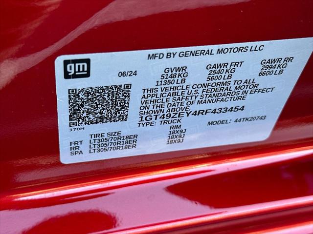 2024 GMC Sierra 2500HD 4WD Crew Cab Standard Bed AT4X