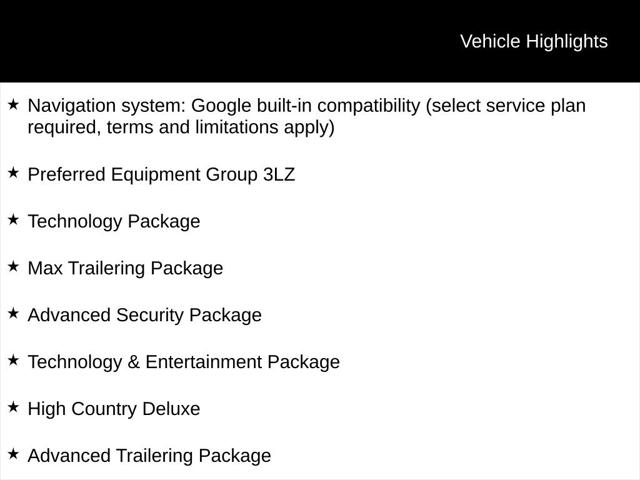 2026 Chevrolet Tahoe 4WD High Country
