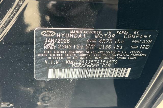 2026 Hyundai Sonata Hybrid Blue