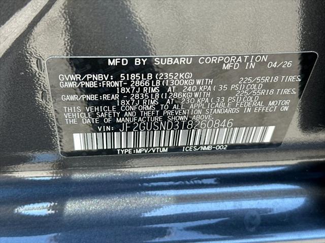2026 Subaru Crosstrek Limited