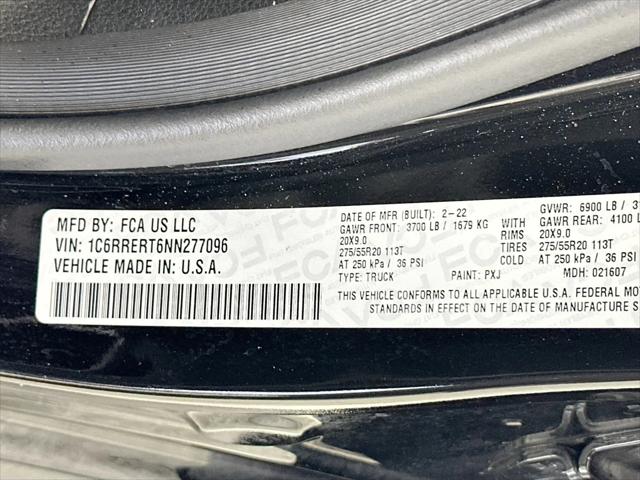 2022 Ram 1500 Laramie Crew Cab 4x2 6'4" Box
