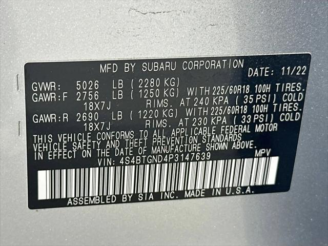 2023 Subaru Outback Limited XT