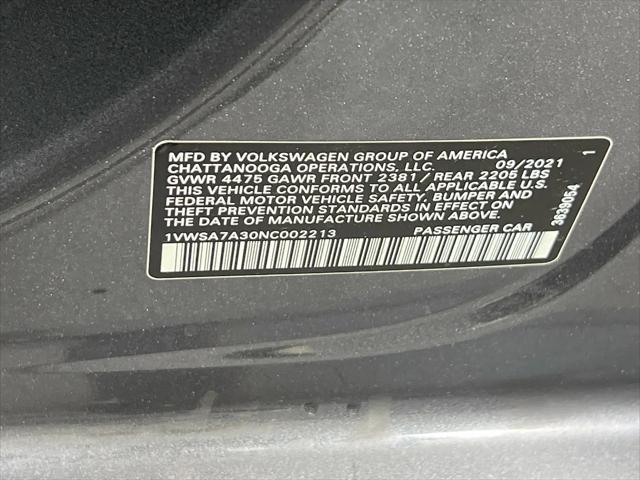 2022 Volkswagen Passat 2.0T SE