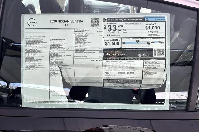 2026 Nissan Sentra SV