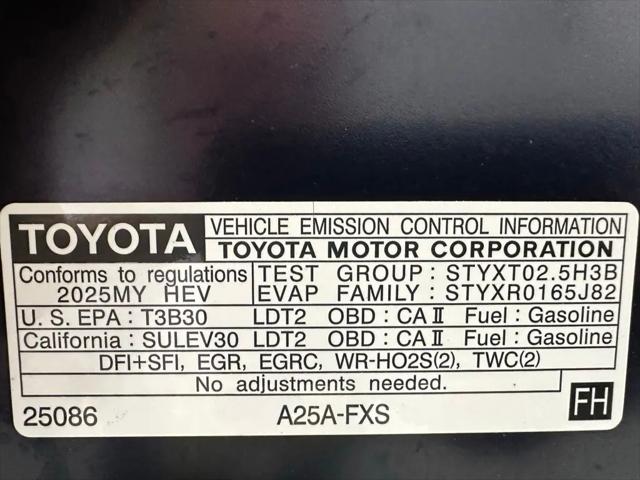 2025 Toyota RAV4 Hybrid XLE