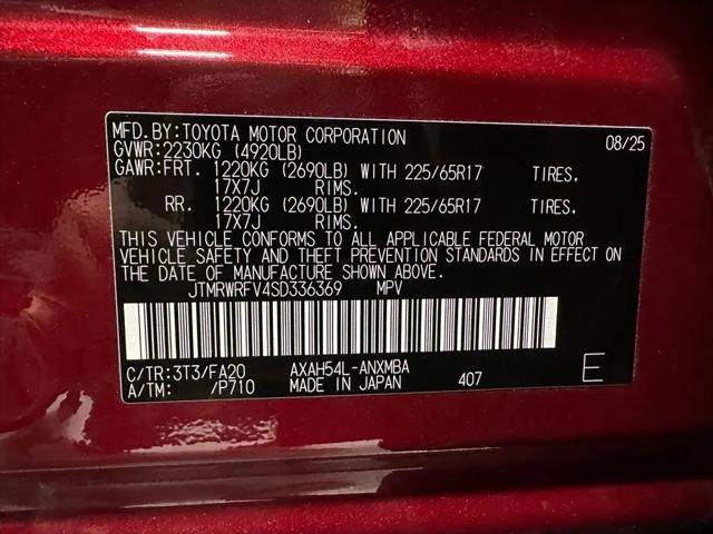2025 Toyota RAV4 Hybrid XLE