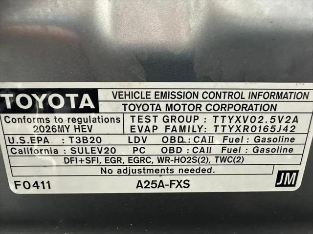 2026 Toyota Camry XSE