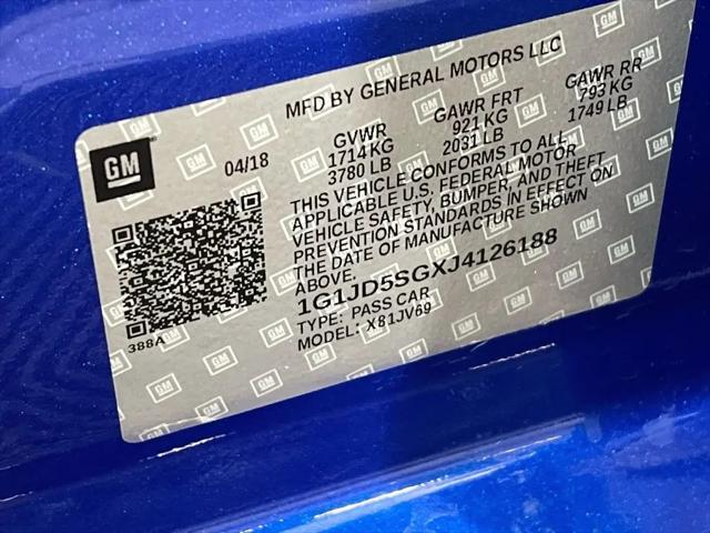 2018 Chevrolet Sonic LT Auto