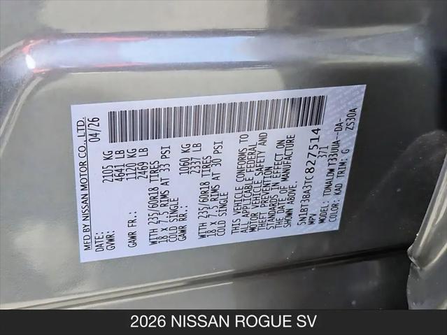 2026 Nissan Rogue SV