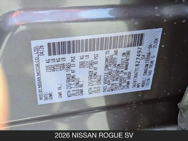 2026 Nissan Rogue SV