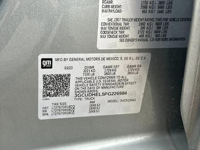 2023 Chevrolet Silverado 1500 4WD Crew Cab Short Bed ZR2