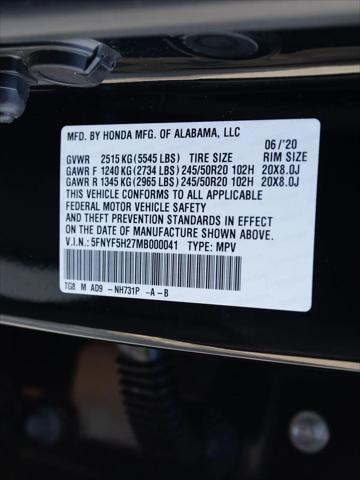 2021 Honda Pilot 2WD Special Edition